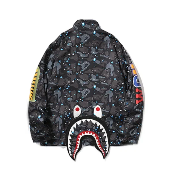Bape Space Camo Shark Star Mens Jacket