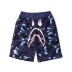 Bape Shark Blue Shorts