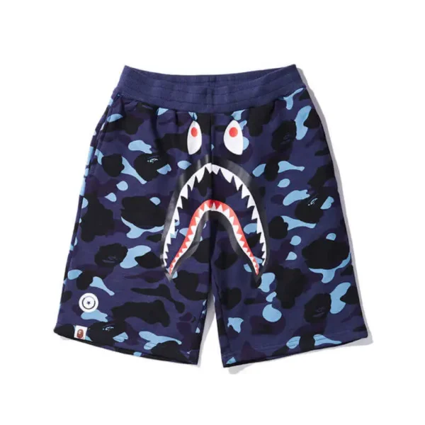 Bape Shark Blue Shorts