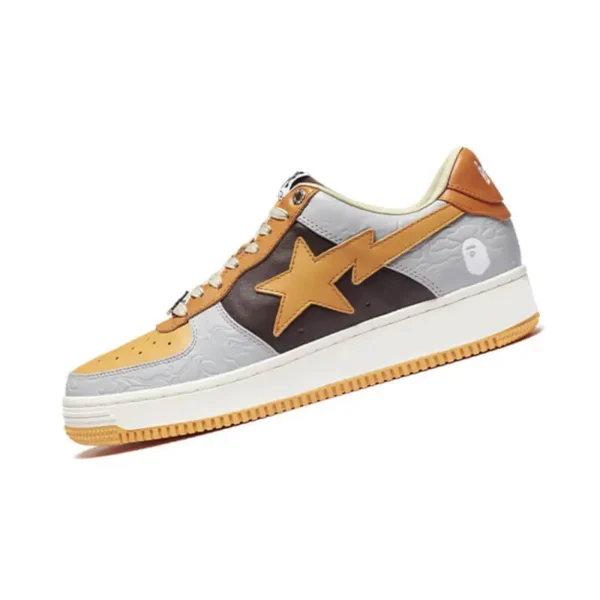 Brown Silver Bathing Apes Shoes